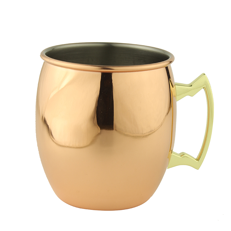Stainless Steel Copper Plated Mug 500ml